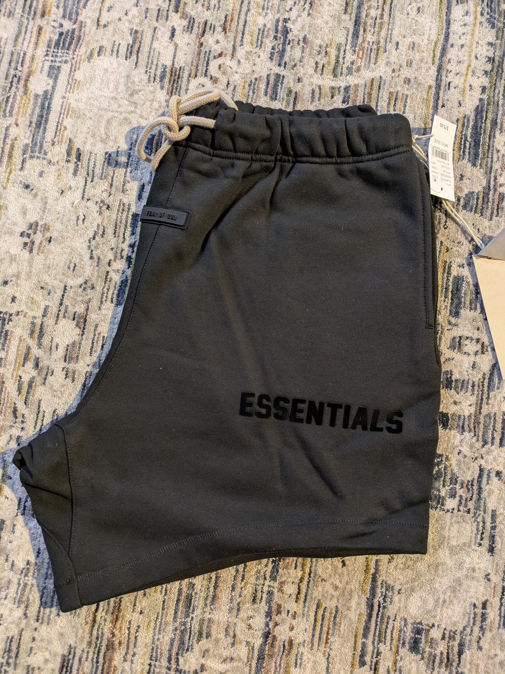 Fear of God Essentials Fleece Shorts Jet Black